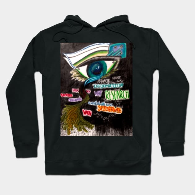 Eye of the Web Hoodie by RenninAldreyi